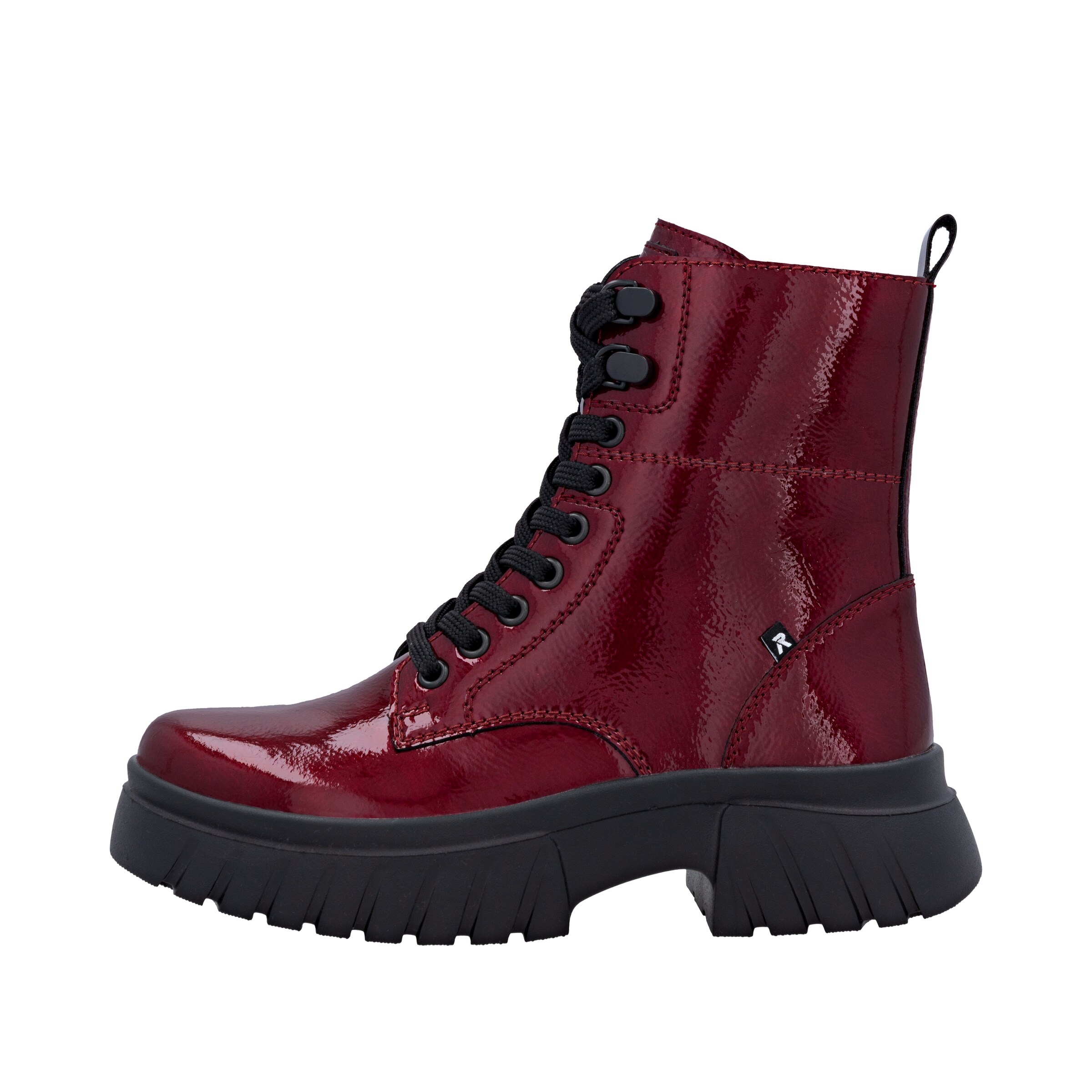 Rieker Schnürstiefel 'W1870' in Rot
