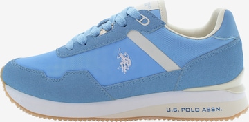 Sneaker bassa 'FRISBY005W/5HT1' di U.S. POLO ASSN. in blu: frontale