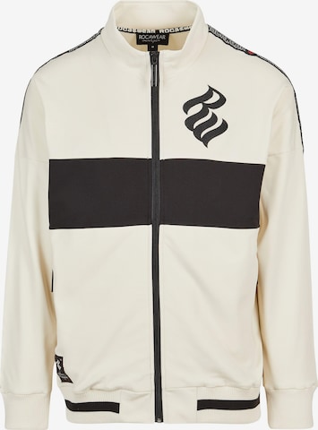ROCAWEAR Between-Season Jacket 'Wythe Track' in White: front