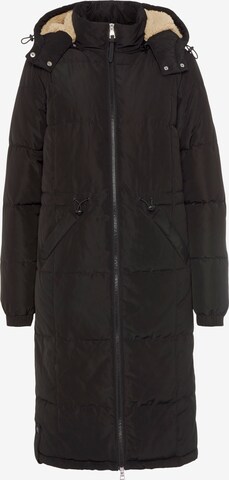 ALPENBLITZ Winter Coat in Black: front