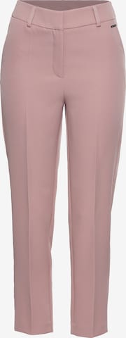 LAURA SCOTT Regular Bügelfaltenhose in Pink: predná strana