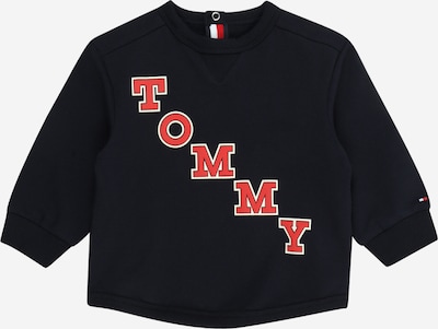 TOMMY HILFIGER Sweatshirt i marinblå / röd / vit, Produktvy