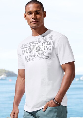 JOHN DEVIN Shirt in White: front