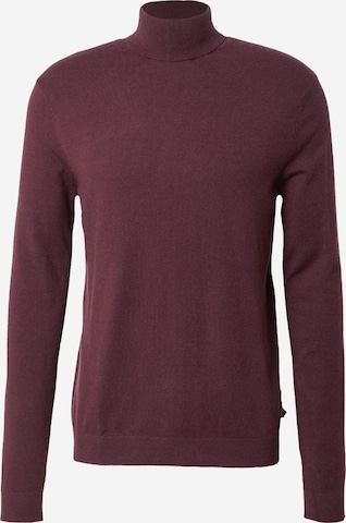 Pull-over QS en violet : devant