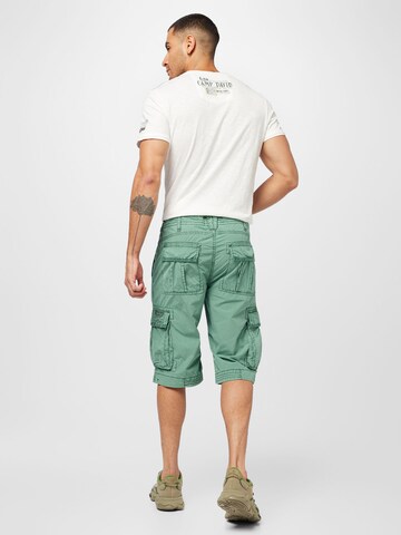 CAMP DAVID - regular Pantalón cargo en verde