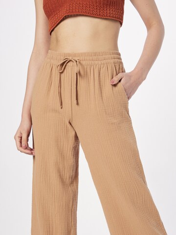 JDY Loose fit Pants 'THEIS' in Brown