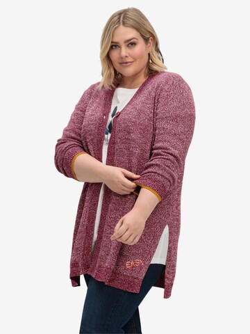 SHEEGO Strickjacke in Pink