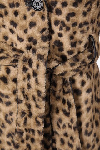 Karen Millen Faux Fur-Mantel XS in Beige