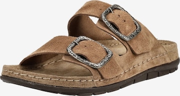 Mule ROHDE en marron : devant