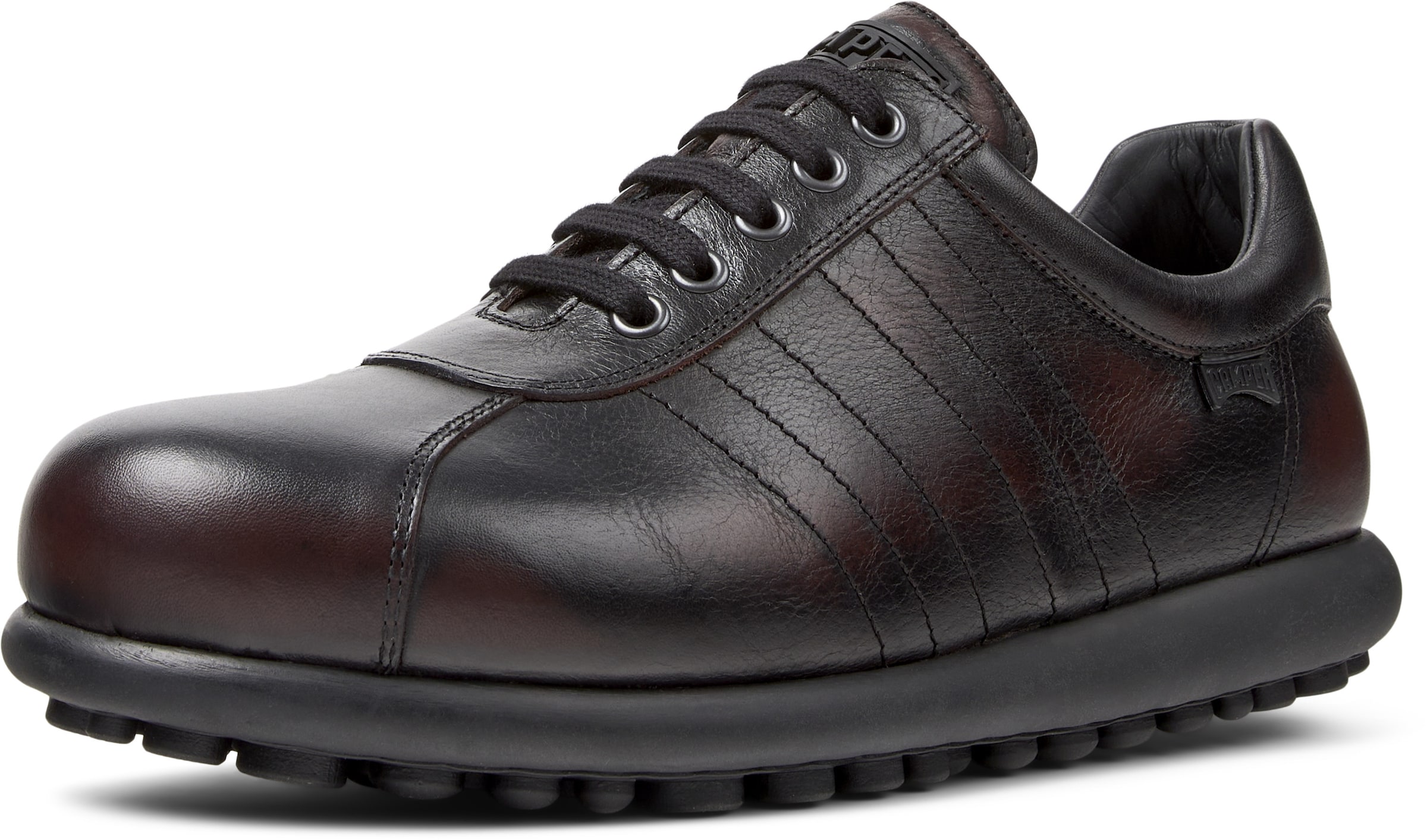 CAMPER Platform trainers 'Pelotas Ariel' in Black: front