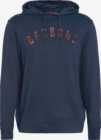 Barbour Sweatshirt 'Debson' in Blauw: voorkant