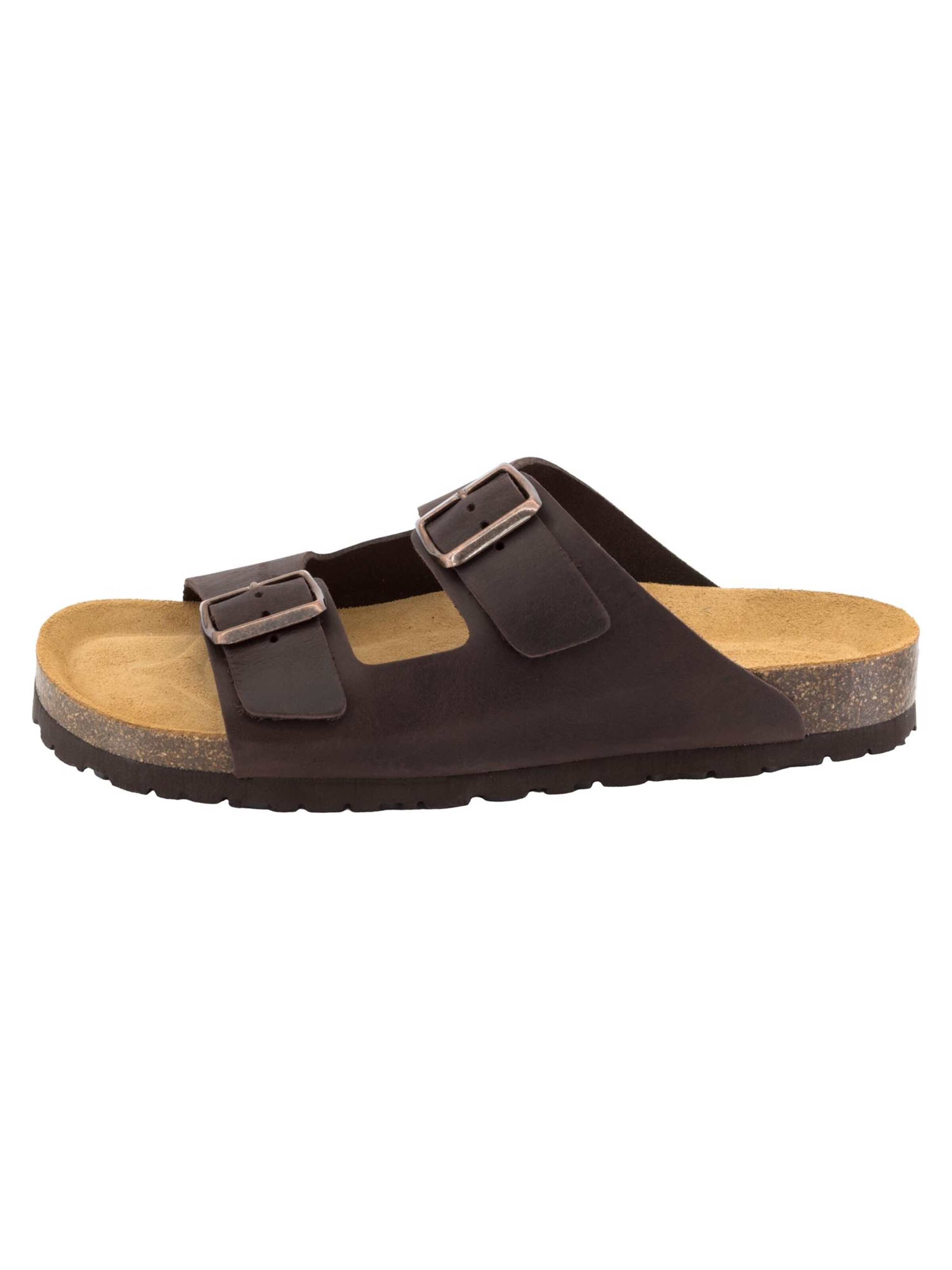 Piece Of Mind Pantolette 'Comfort'‌‌‌‌‌‌ in Braun: Vorderseite