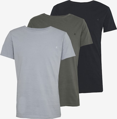 Marškinėliai iš REPLAY, spalva – šviesiai mėlyna / antracito spalva / juoda, Prekių apžvalga