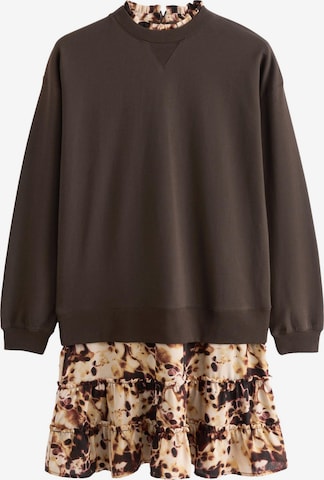 brūns Next Kleita: no priekšpuses