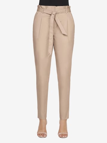 regular Pantaloni con pieghe di Ashley Brooke by heine in beige: frontale