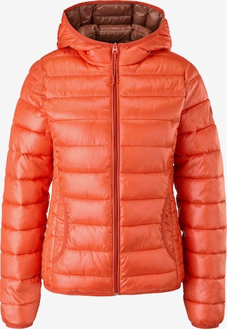 QS Between-season jacket in Orange: front