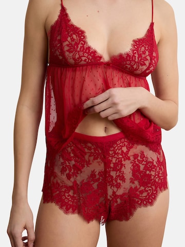 Pantaloncini da pigiama 'Infini' di ETAM in rosso: frontale