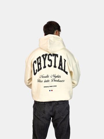 Crystal Paris Sweatshirt 'Nordic Nights' in Wit