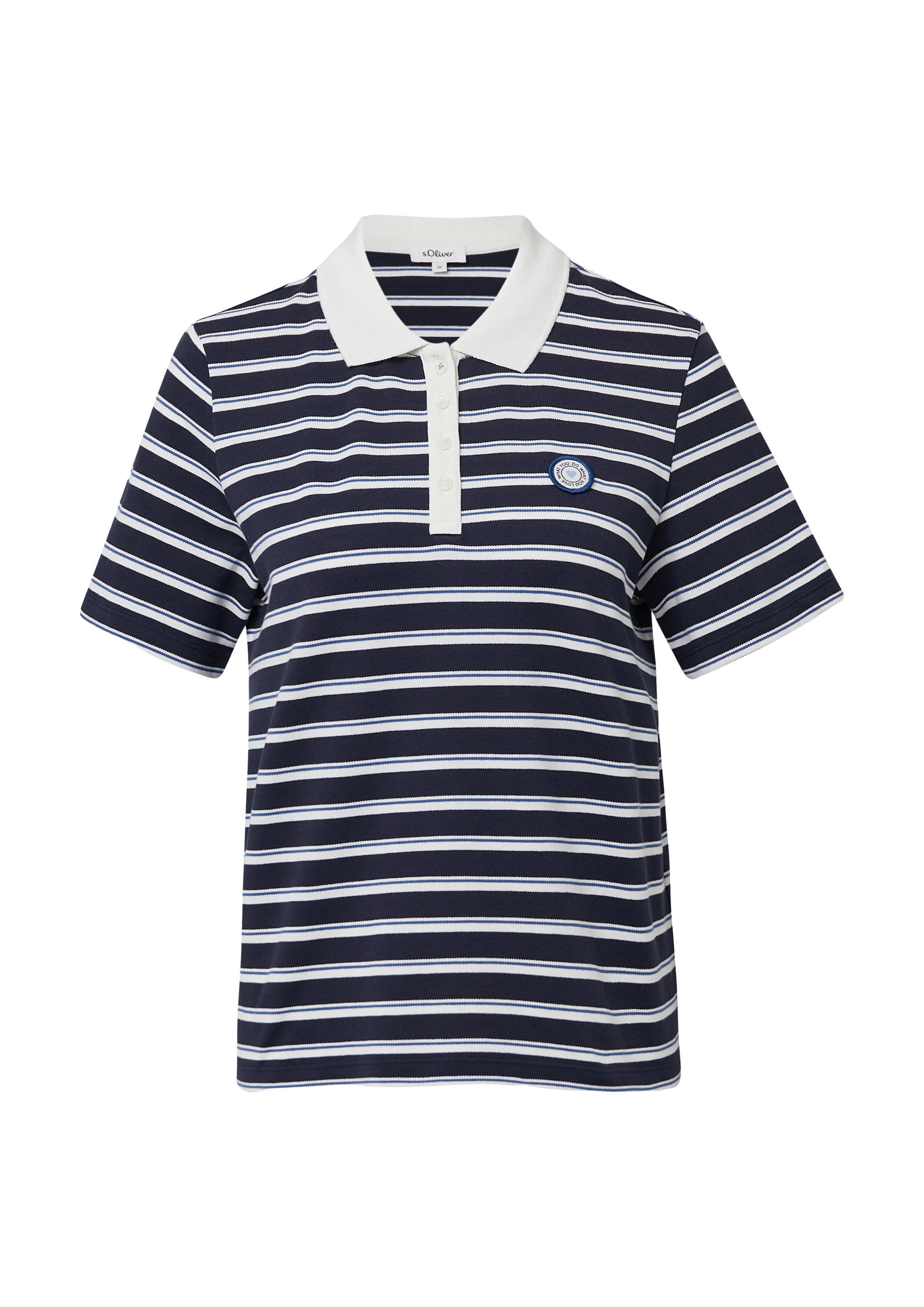 T-shirt s.Oliver en bleu : devant