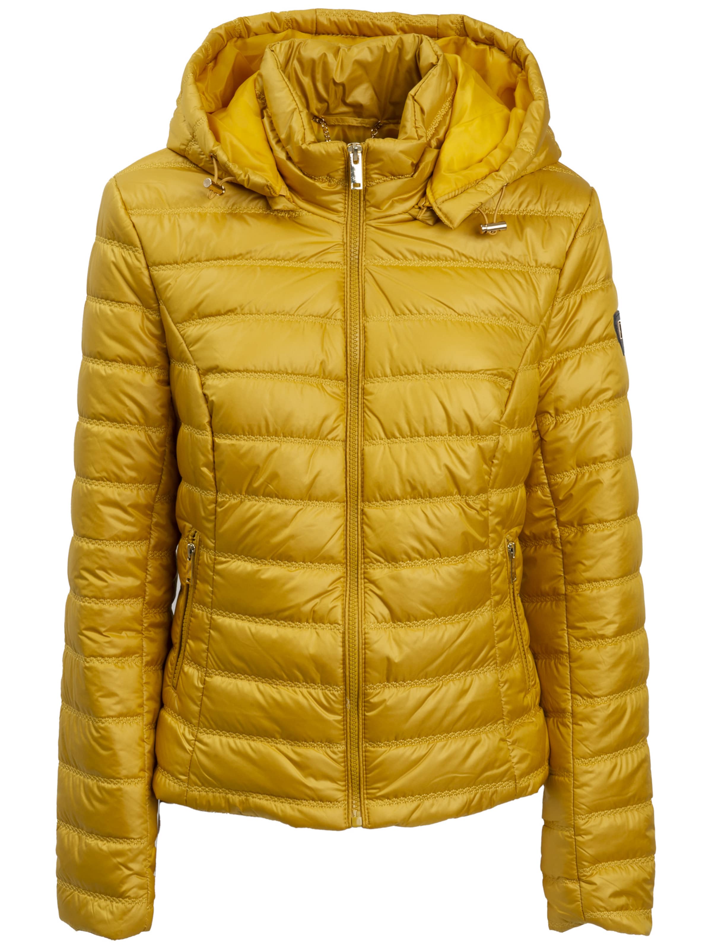 Influencer Vinterjakke i gul: forside