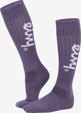 Chaussettes de sport Eivy en violet : devant