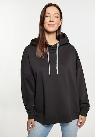 usha BLUE LABEL Sweatshirt in Schwarz: predná strana