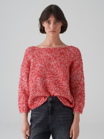 OPUS Trui 'Polika' in Rood: voorkant