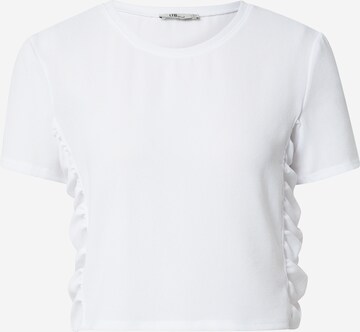 T-shirt LTB en blanc : devant