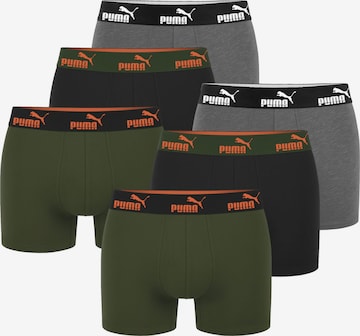 PUMA Bokserki w kolorze zielony: przód