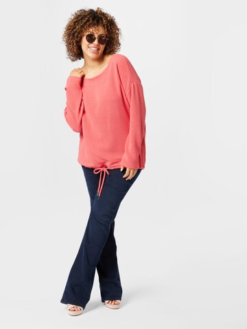 Tom Tailor Women + Sweatshirt in Rood