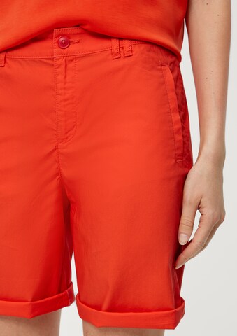 s.Oliver Regular Chino in Oranje