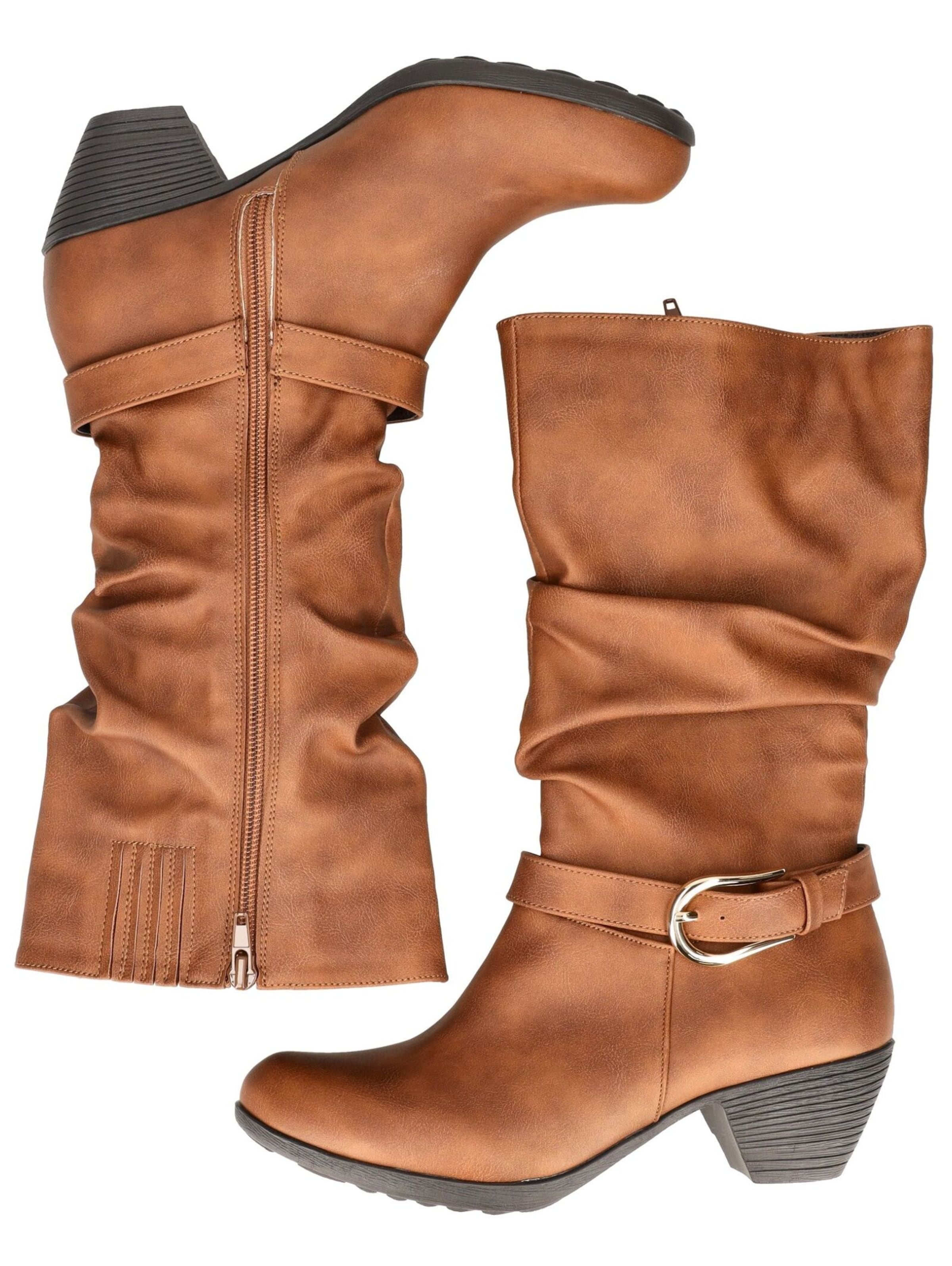 ANDREA CONTI Boots in Brown