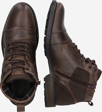 BULLBOXER Lace-Up Boots in Brown