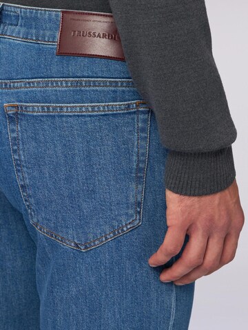 Trussardi - Slimfit Vaquero en azul