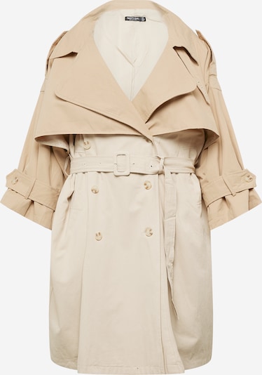 Palton de primăvară-toamnă Nasty Gal Plus pe culoarea pielii / maro cămilă, Vizualizare produs