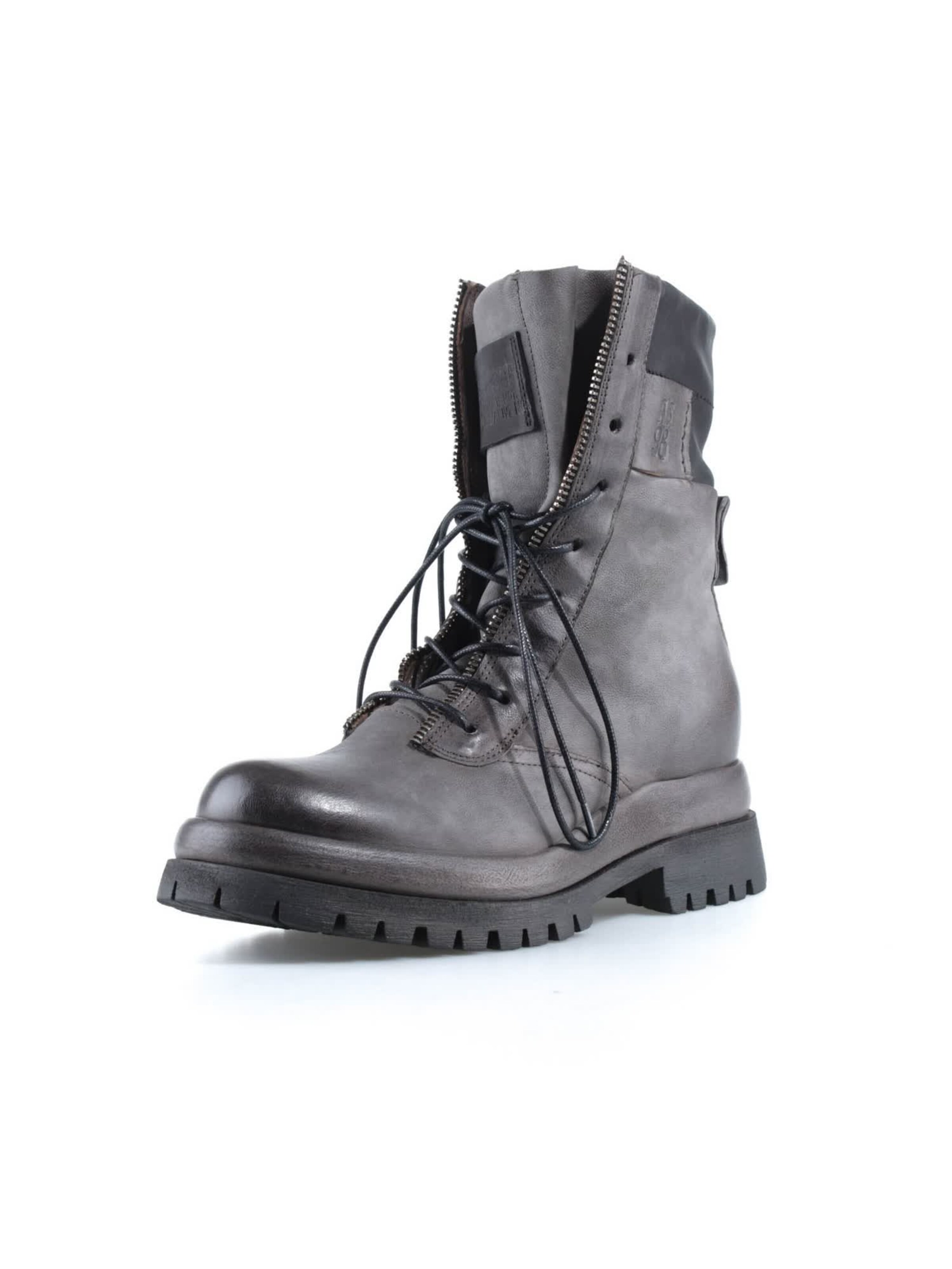 Bottes à lacets A.S.98 en gris : devant