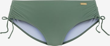 LASCANA Bikini Bottoms in Green: front