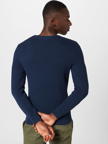 !Solid Pullover 'Clive' in Blau