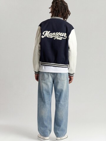 Mansour Übergangsjacke 'College Varsity Jacket'‌‌‌ in Blau