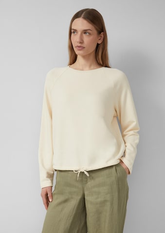 s.Oliver Sweatshirt in Beige: front