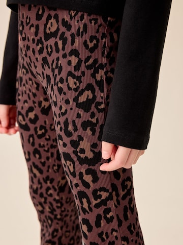 Next Flared Leggings in Braun
