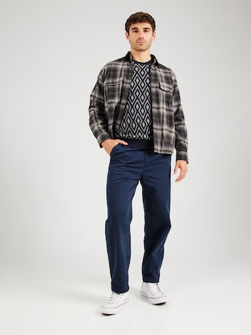 INDICODE JEANS Sweater 'Nibbin' in Blue