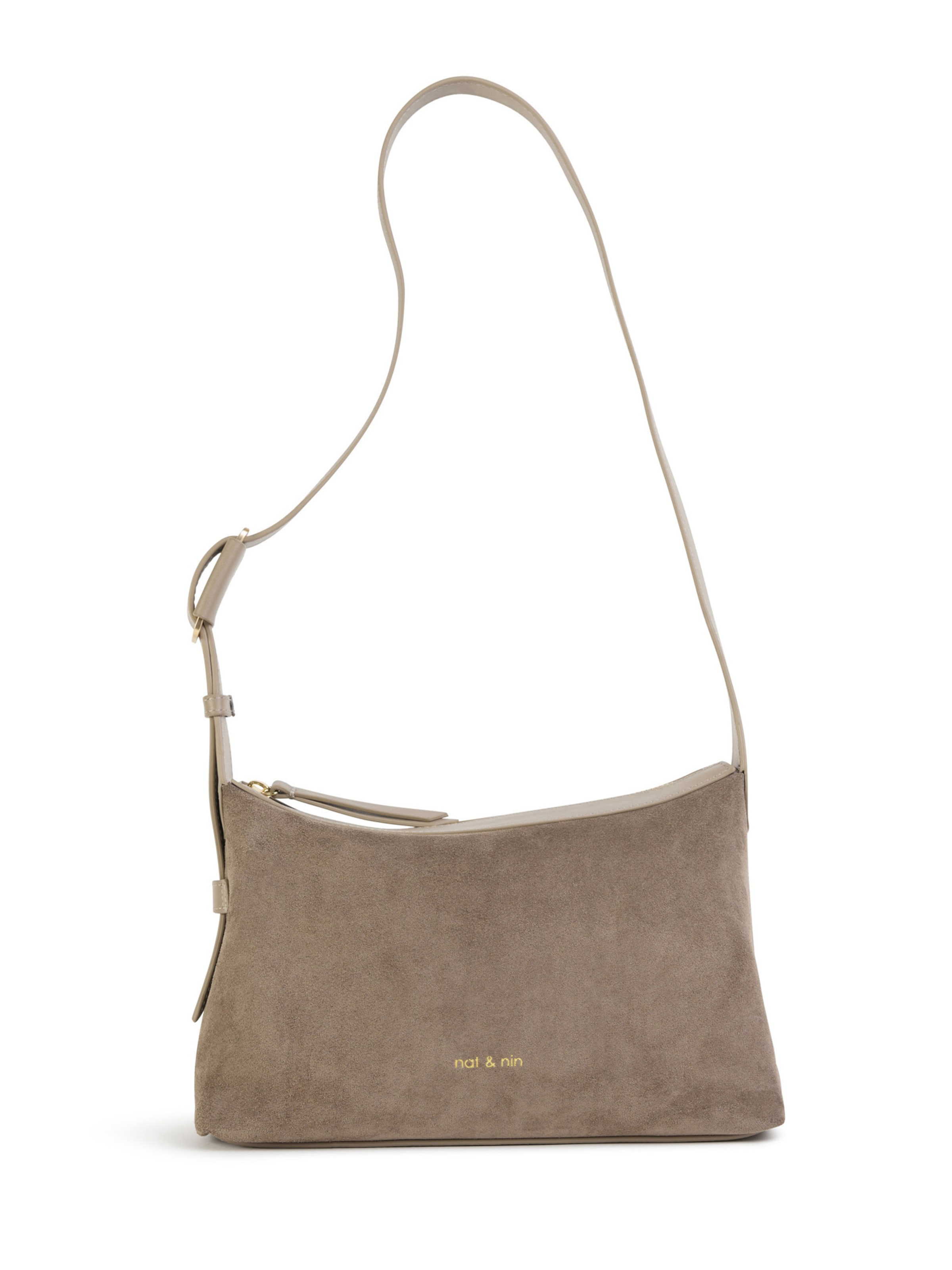 Nat&Nin Τσάντα ώμου 'BOWIE' σε γκρι: μπροστά