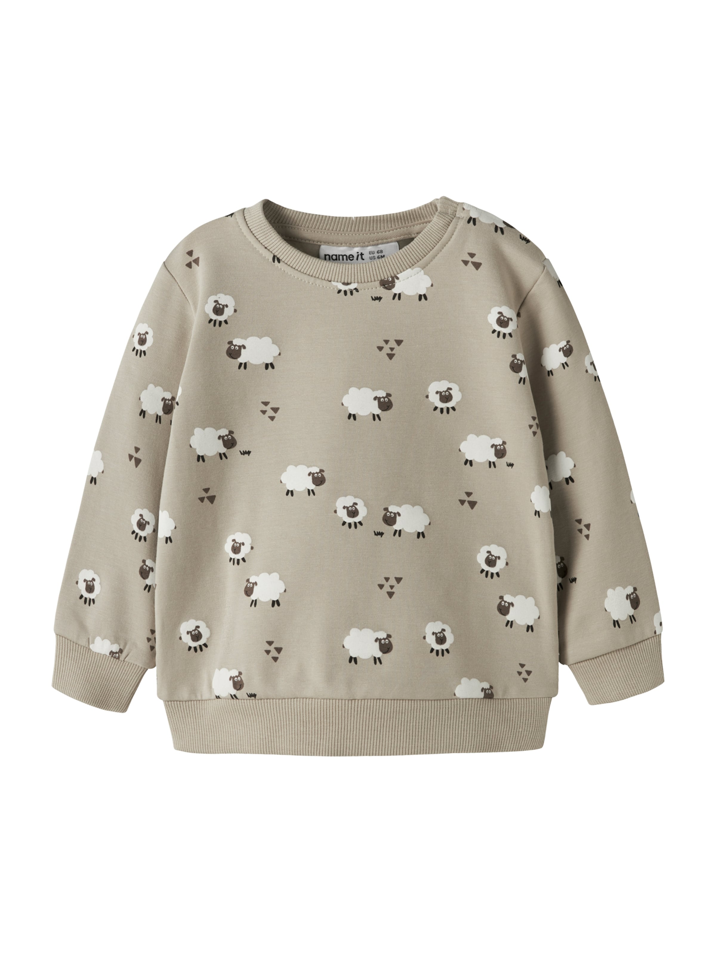 NAME IT Sweatshirt 'NBMVIMMER' in Grey: front