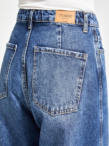 IT'S BASIC Loose fit Jeans 'June Relaxed Mid Rise Jeans' in Blue