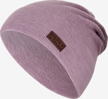 STERNTALER Beanie in Purple: front