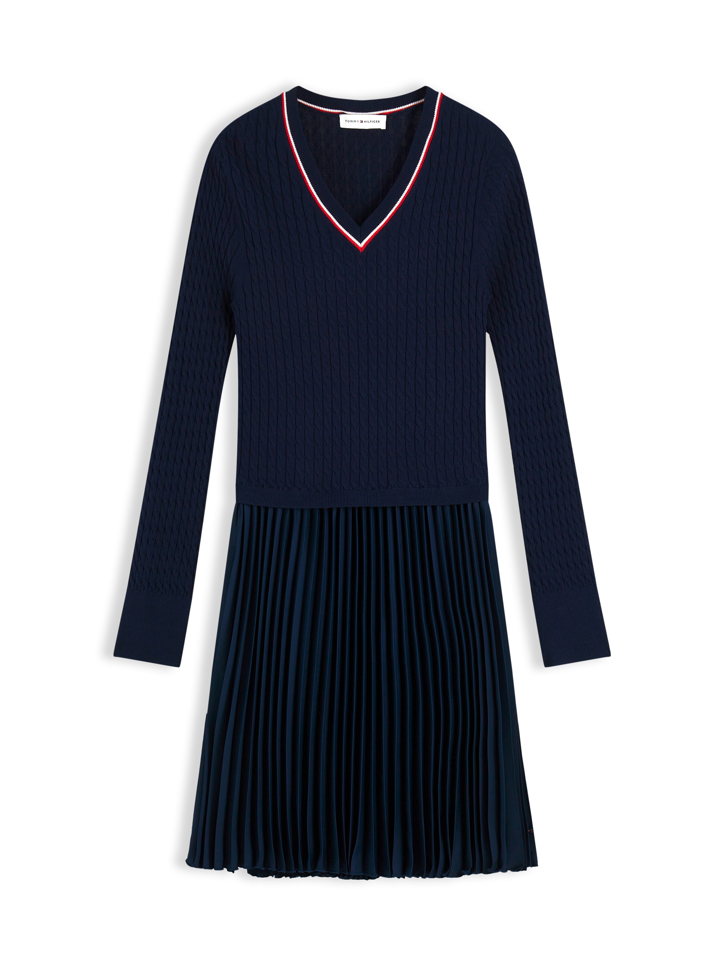 Rochie de la TOMMY HILFIGER pe albastru: față