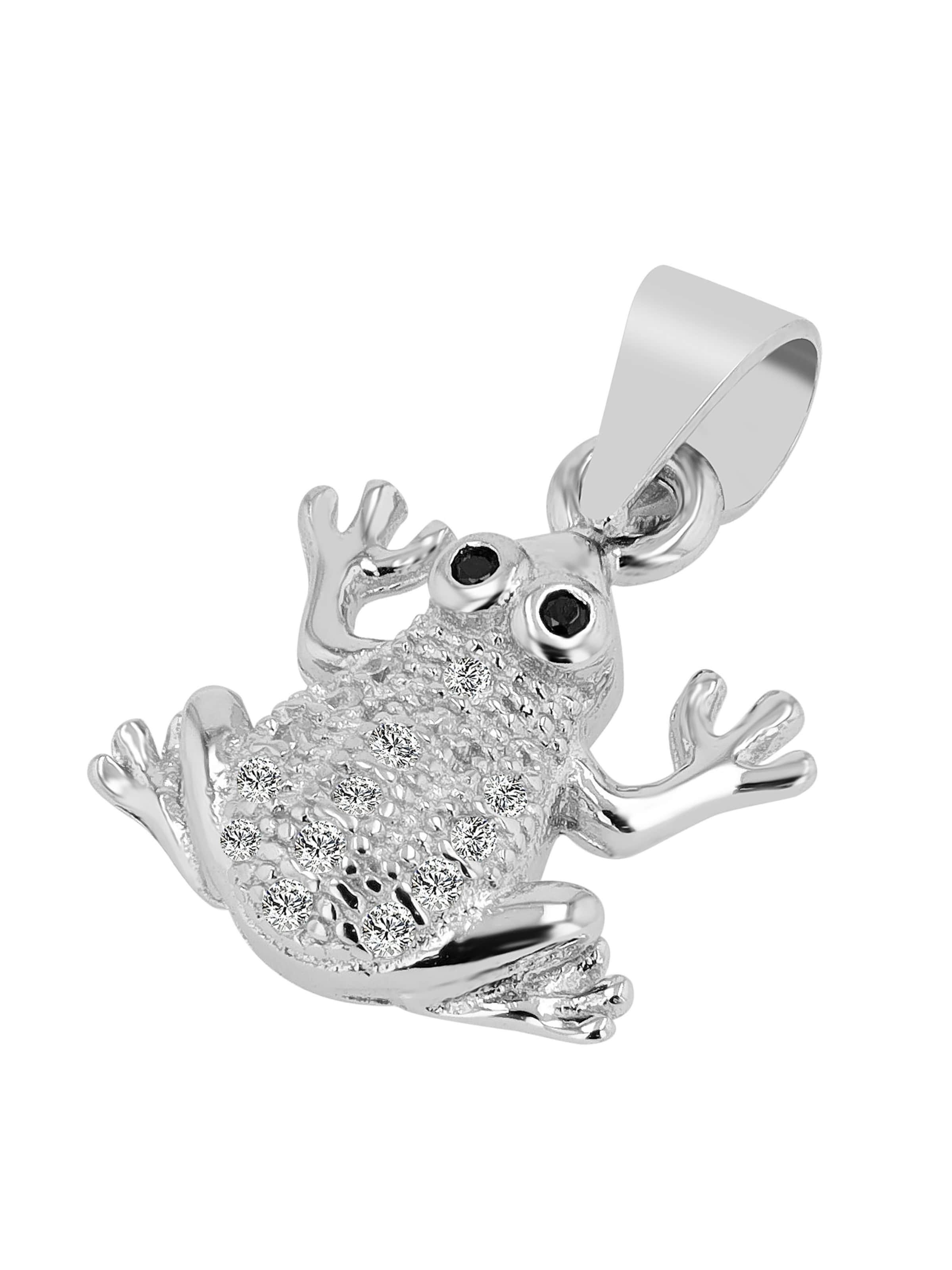 Akzent Pendant 'Kermit, langlebig' in Silver