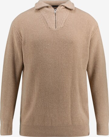 STHUGE Pullover in Beige: predná strana