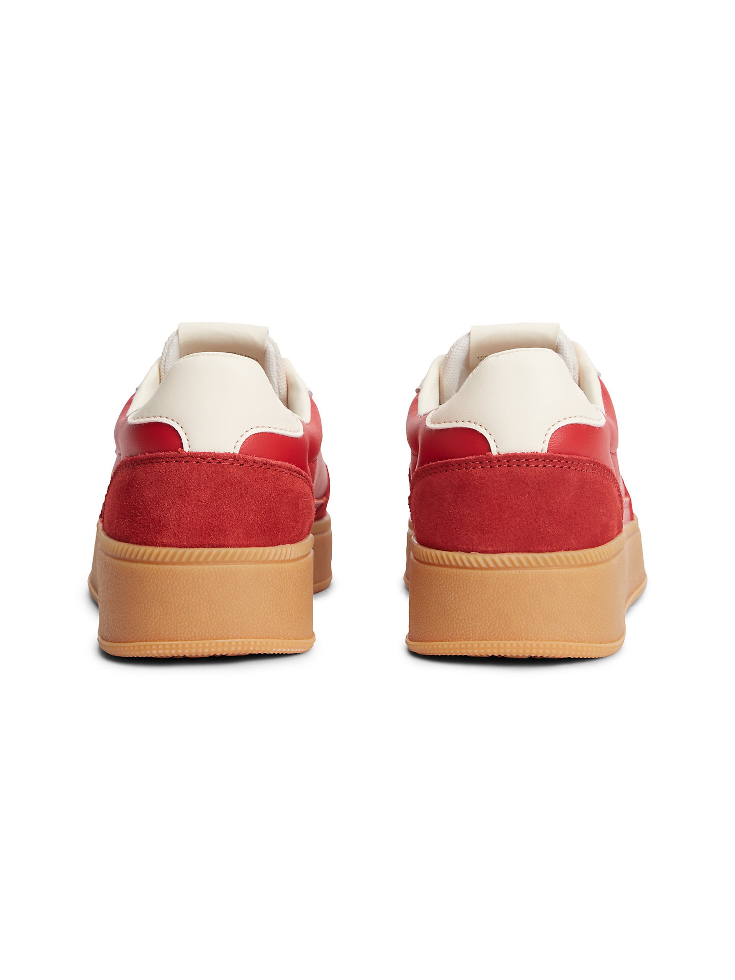 Baskets basses 'The Greenwich' Tommy Jeans en rouge